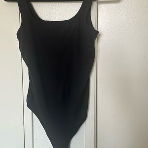 Good American Black Bodysuit